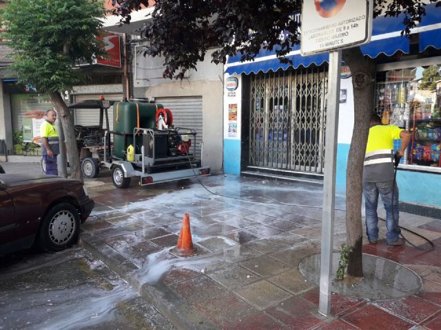 El Ayuntamiento de Cehegín adquiere una máquina hidrolimpiadora para la limpieza de la ciudad