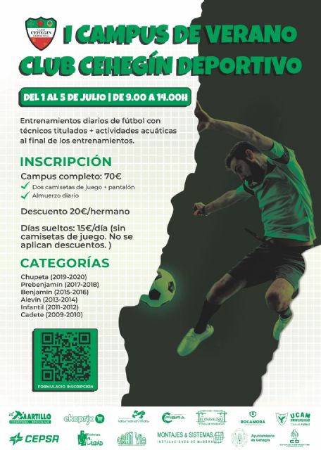 Se presenta el I Campus de Verano Club Cehegín Deportivo